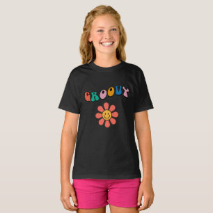 T-shirt Cute Fleur Retro Super