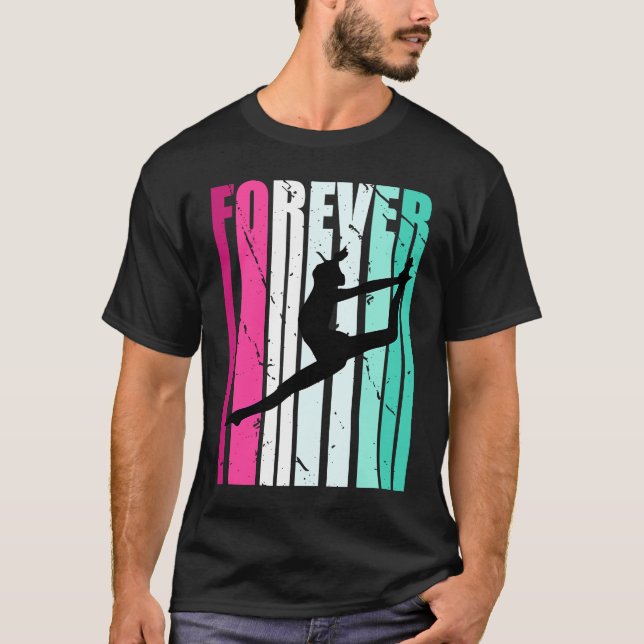 T-shirt Cute Forever Cute Dance Player Team Fan Coaching C (Devant)
