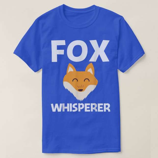 T-shirt Cute Fox Design Pour Hommes Femmes Mammifère Anima (Design devant)