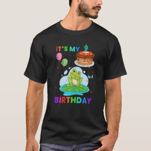 T-shirt Cute Frog 1er Anniversaire Grenouilles Graphique a