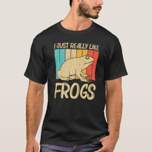 T-shirt Cute Frog For Men Women Toad Catcher Pet Animal
