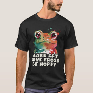 T-shirt Cute Frog Happy Pun