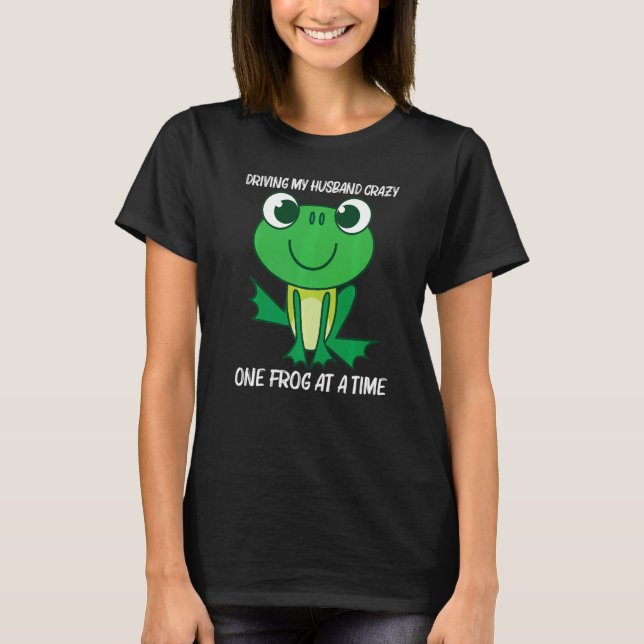 T-shirt Cute Frog Pour Femmes Maman Forêt Zoo Animaux Anim (Devant)