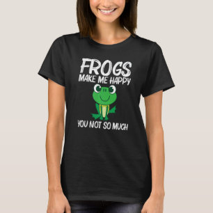 T-shirt Cute Frog Pour Hommes Femmes Forêt Zoo Animaux Ani