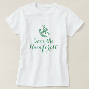 T-shirt Cute Frog Sauvez la forêt tropicale