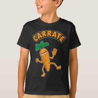 T-shirt Cute & Funny Carré Karate Training Carrot Pun