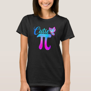 T-shirt Cute & Funny Cutie Pi Math Papillon à tarte en mat