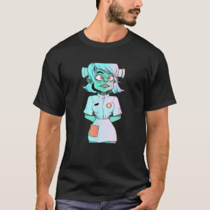 T-shirt Cute Funny Zombie infirmière docteur Halloween inf