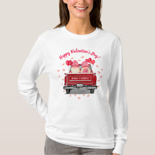 T-shirt Cute Gnome Couple Heureuse Sainte-Valentin de coeu