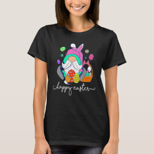 T-shirt Cute Gnome Hugs Bunny Joyeux Oeuf De Pâques Gno Ch