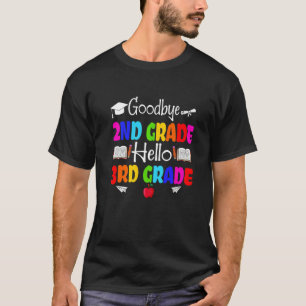 T-shirt Cute Goodbye Second Grade Crew Hello 3e Grade
