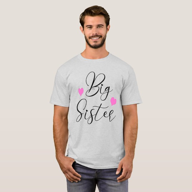T-shirt Cute Grande Soeur (Devant entier)