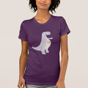 T-shirt Cute Gray Tyrannosaure Rex Dinosaur Toy