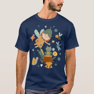 T-shirt Cute Grenouille Champignons Fée Fairycore Cotta es