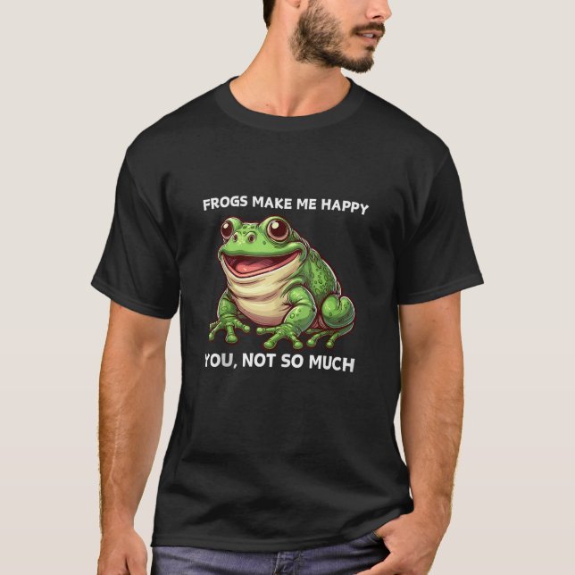 T-shirt Cute grenouille drôle amant grenouille kawaii gren (Devant)