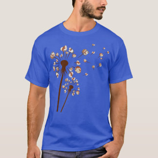 T-shirt Cute Guinée Pig Dandelion Flower Funny Animal Love