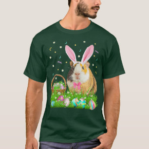 T-shirt Cute Guinée Pig Easter Day Bunny Egg