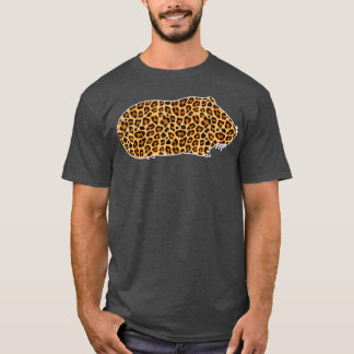 T-shirt Cute Guinée Pig Lover Animal Poster de animal Leop