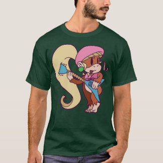 T-shirt Cute guitariste Dixie Kong
