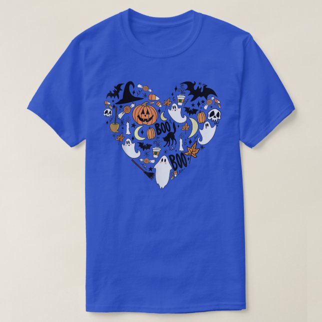 T-shirt Cute Halloween Thème Enseignant Halloween Mer Éffr (Design devant)