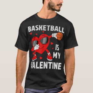 T-shirt Cute Heart Dabbing American Basketball Amateurs Va