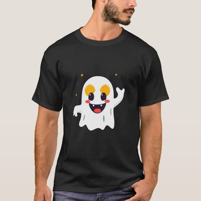 T-shirt Cute "Hi Boo!" (Devant)
