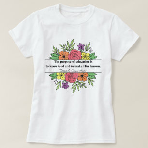 T-shirt Cute Homeschool CC Conversations Christian