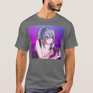 T-shirt Cute Japanese Anime Video Game And Anime Lover