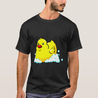 T-shirt Cute Jaune Caoutchouc Ducky Cadeau Funny Canard Su