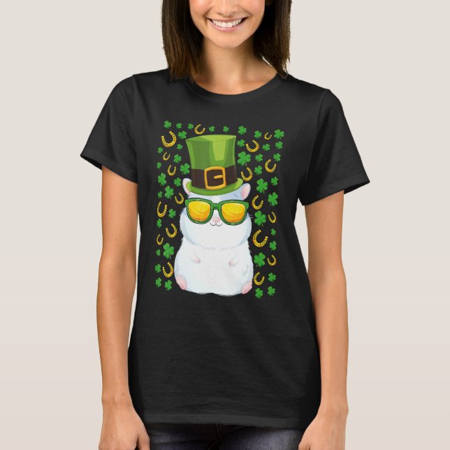 T-shirt Cute Jour de la Saint Patrick de cobaye Guigne sha (Devant)