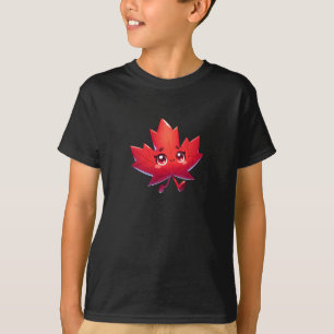 T-shirt Cute Kawaii Feuille d'érable   Canada