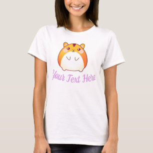 T-shirt Cute Kawaii Hamster personnalisé