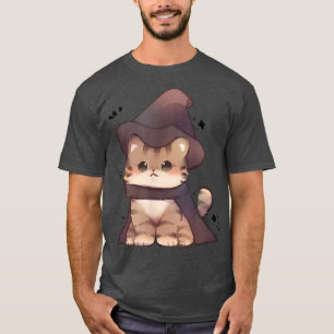 T-shirt Cute Kawaii Neko Sorcière de chat pour adolescent