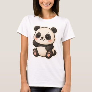 T-shirt Cute Kawaii Panda