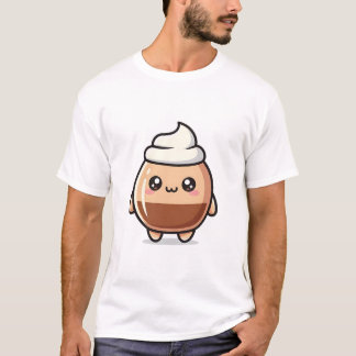 T-shirt Cute Kawaii Pudding – Adorable Dessert Character