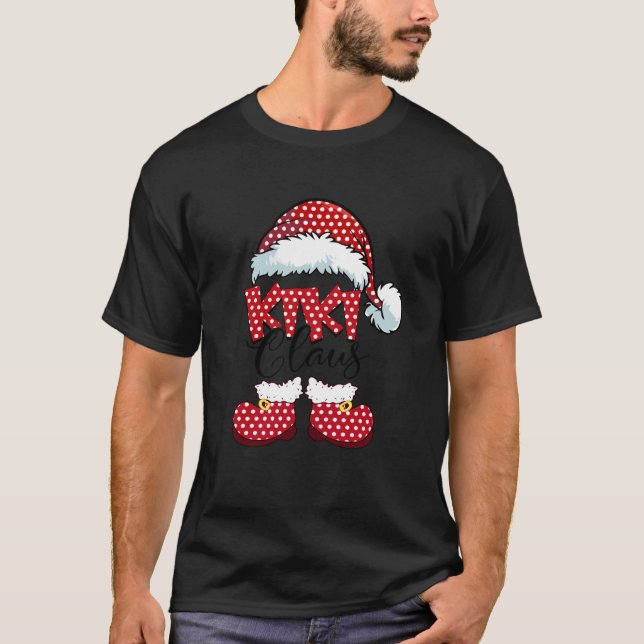 T-shirt Cute Kiki Claus Nouveau Noël Père Noël Sweatshi (Devant)