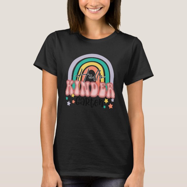T-shirt Cute kindergarten crew Mermaid style for kindergar (Devant)