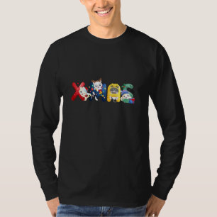 T-shirt Cute Kittens Joyeux Noël Drôle Amoureux des chats