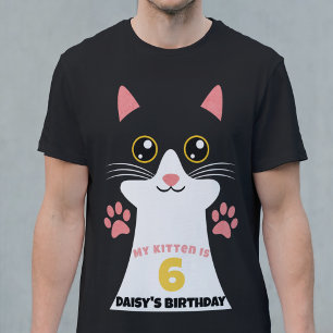 T-shirt Cute Kitty Chat Fête d'anniversaire des parents
