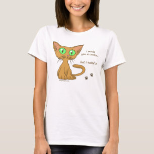 T-shirt Cute Kitty Mange Ton Cookie