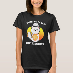 T-shirt Cute Kitty Temps Pour Rendre Les Biscuits Cat Univ