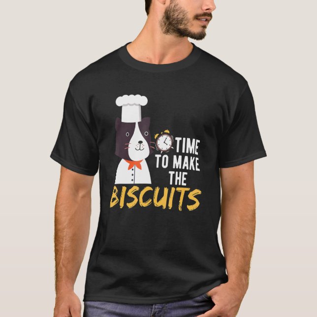 T-shirt Cute Kitty Temps Pour Rendre Les Biscuits Cat Univ (Devant)