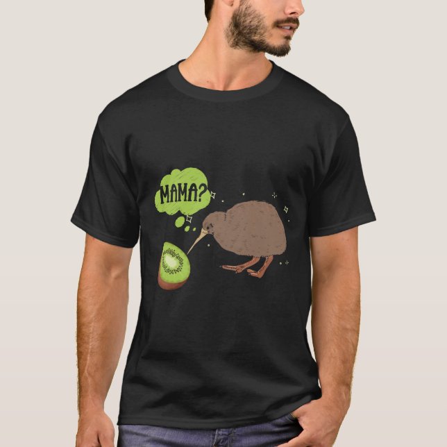 T-shirt Cute Kiwi Bird Humour Nouvelle-Zélande (Devant)