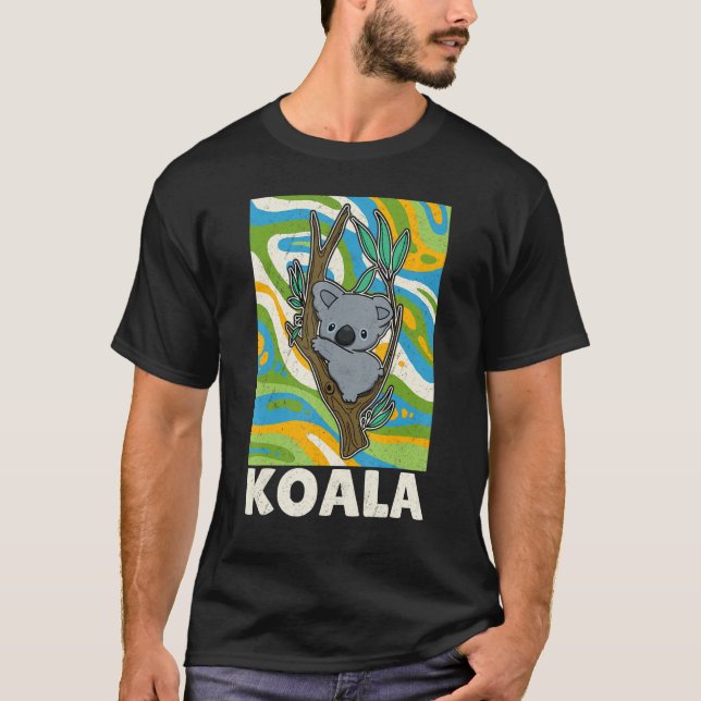 T-shirt Cute Koala Koala Biologiste Australie 14 (Devant)