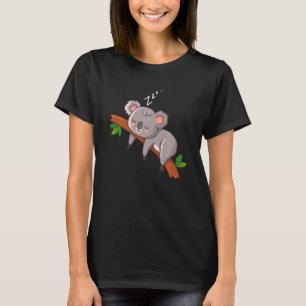 T-shirt Cute Koala Tired Napping Koala Funny Australie Bea