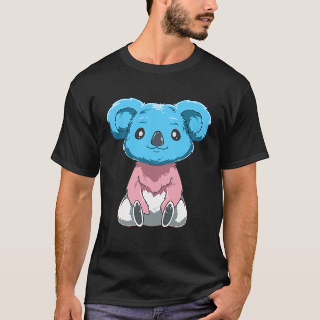 T-shirt Cute Koala Transgender (Devant)