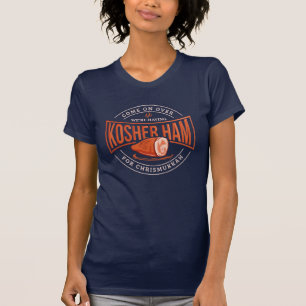T-shirt Cute Kosher Ham pour Chrismukkah Hanoukka Graphic