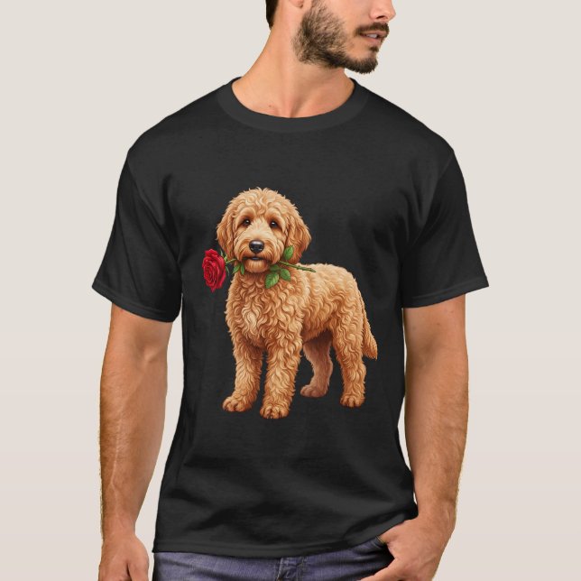 T-shirt ‏Cute Labradoodle Dog (Devant)