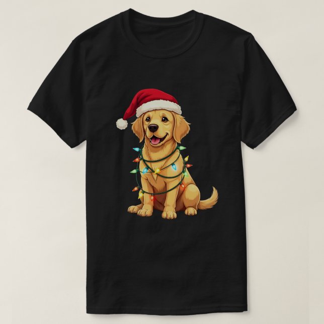 T-shirt Cute Labrador Retriever Christmas Santa Pet Dog Lo (Design devant)