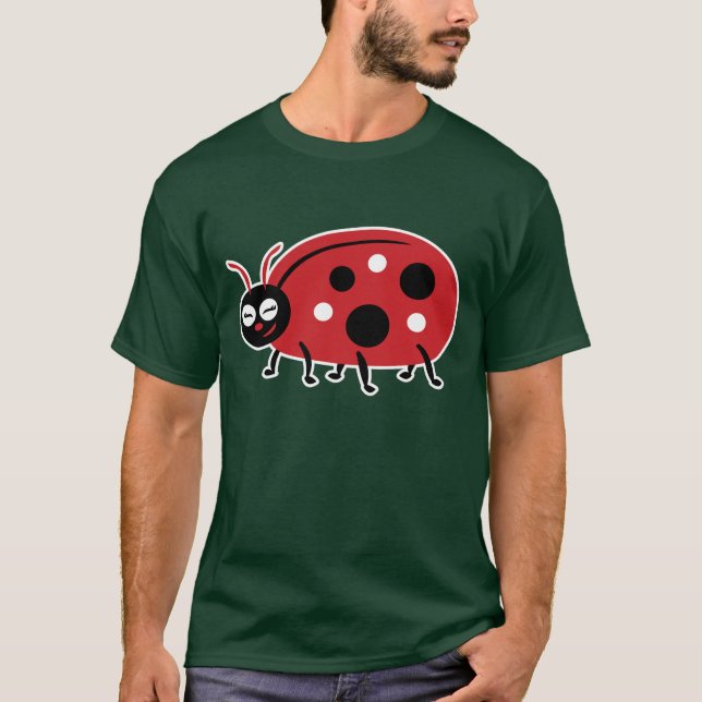 T-shirt Cute Ladybug (Devant)